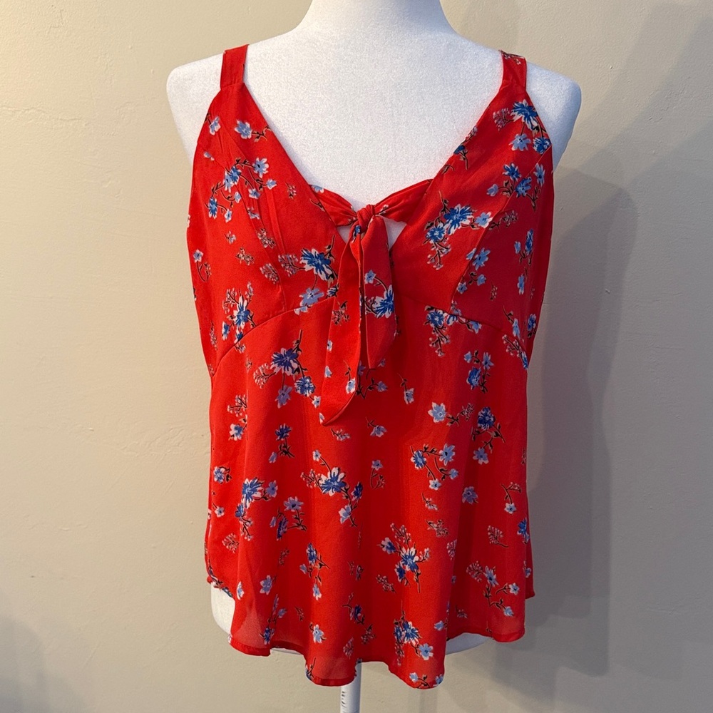 Sienna Sky Women's Medium Orange Tank Top Shirt